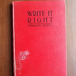 Write it Right by Ambrose Bierce